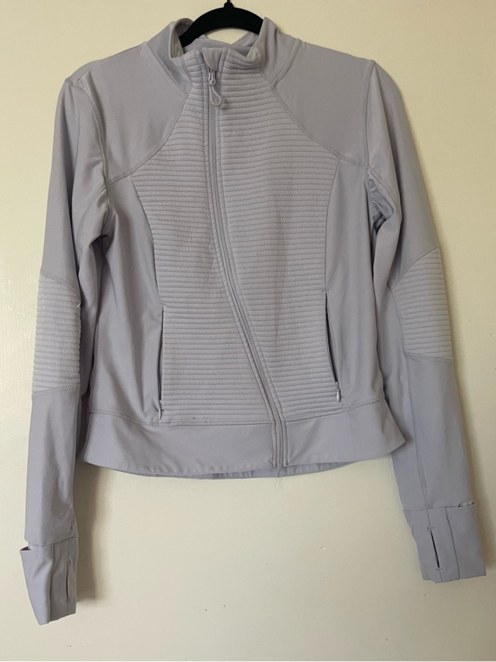 Mondetta Light Gray Quilted Activewear Jacket